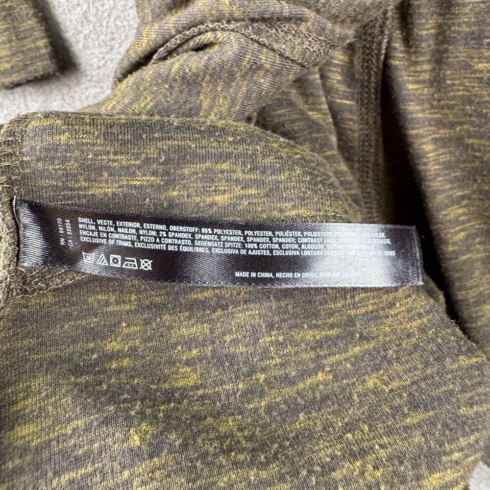 Anthropologie Saturday Sunday Dress Women XS Green Cowl Boho Cottage Midi Shift‎ - Picture 11 of 13